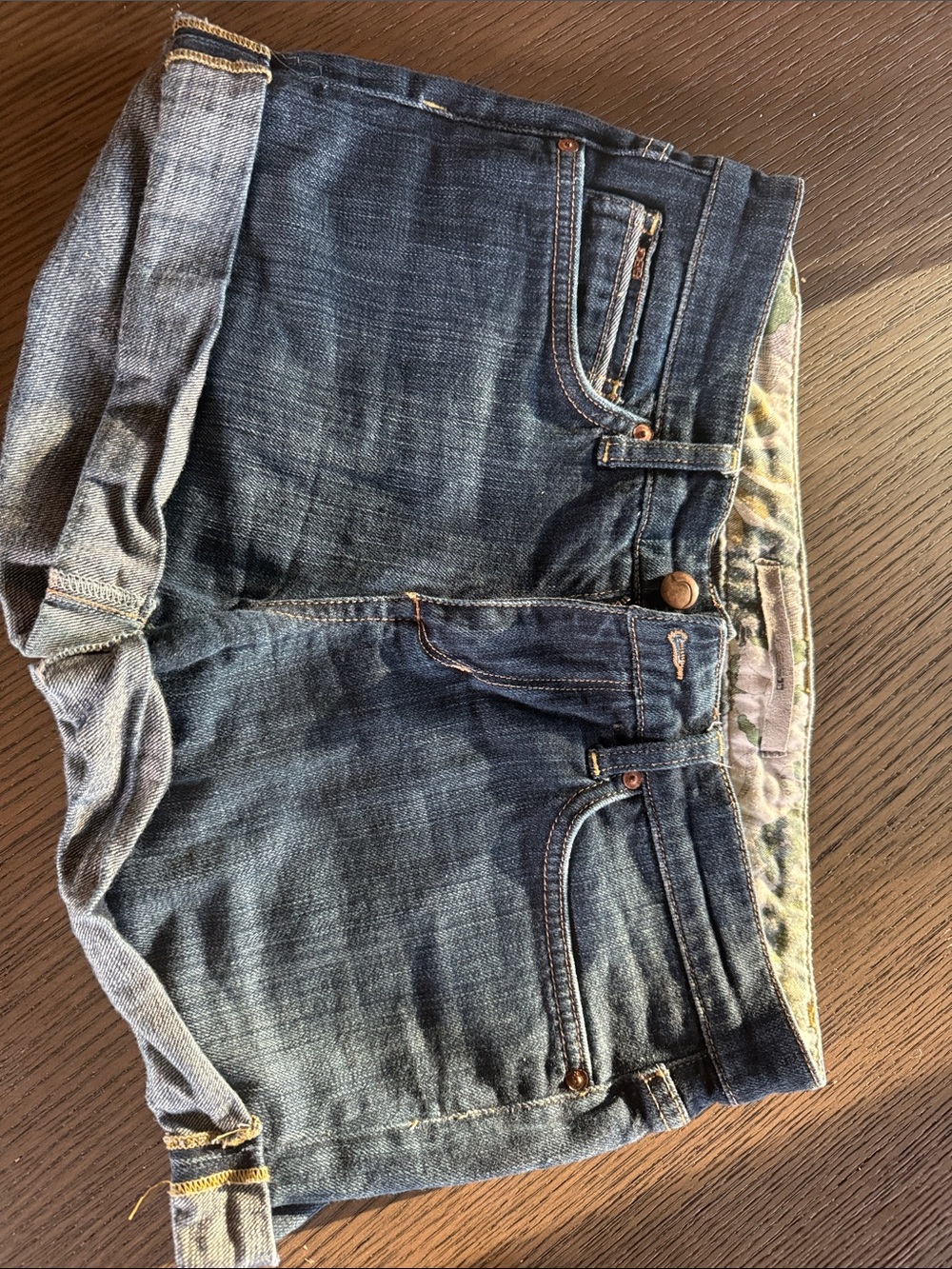 Joe's Jeans Dark Blue Denim Cutoff Shorts
